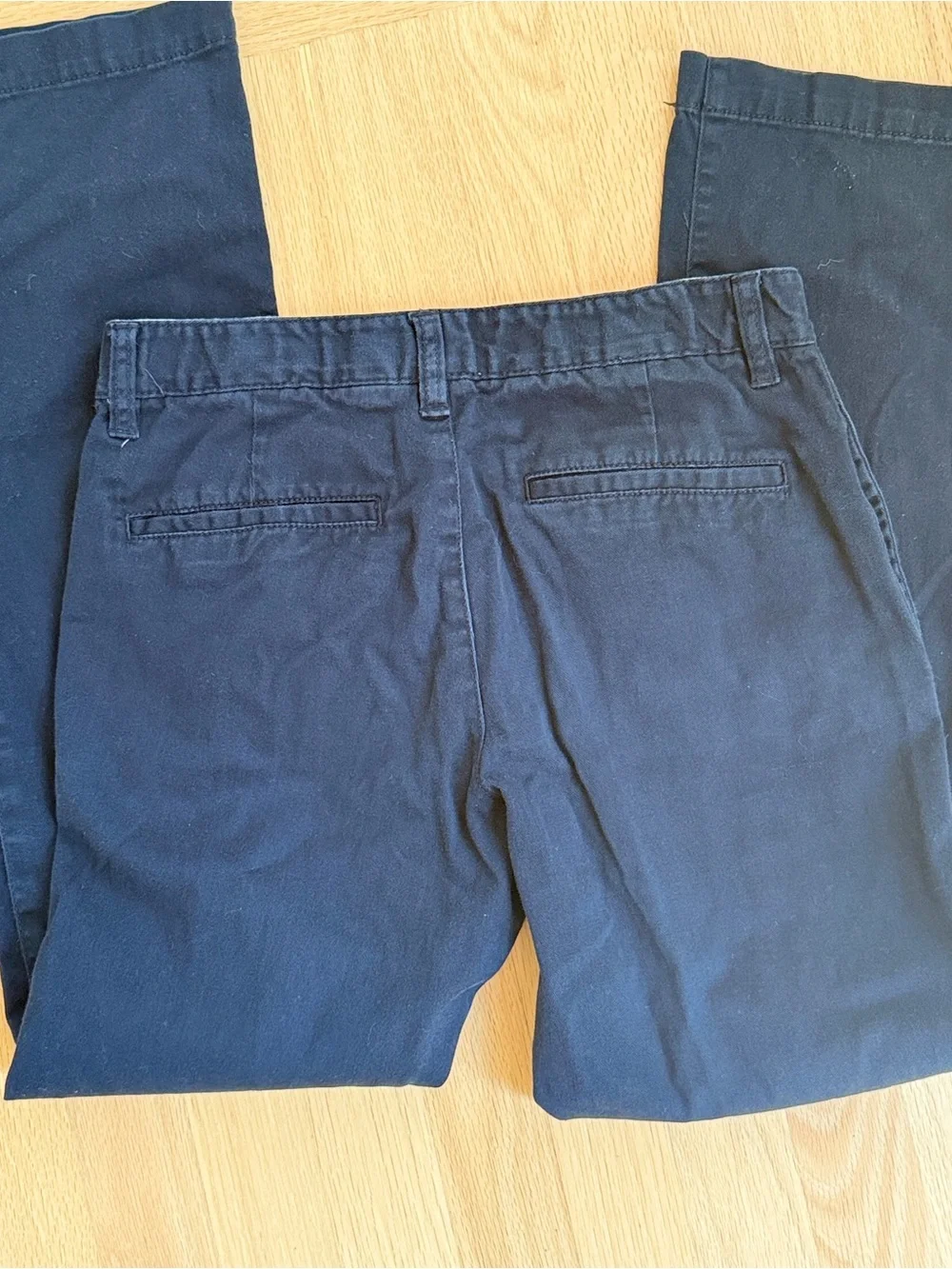 GAP Kids Boys Size 14 Navy Straight Leg Chino Pants Slacks School Uniform